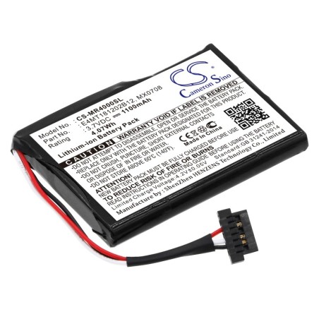 Batterie pour Magellan MX0708 (1100 mAh/4.07 Wh, 3.7 V)