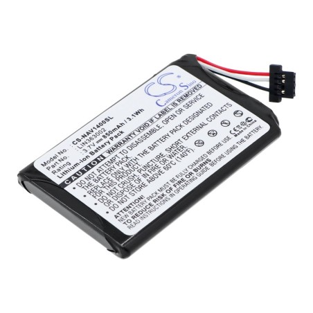 Batterie pour Navigon 1400 (850 mAh/3.15 Wh, 3.7 V)