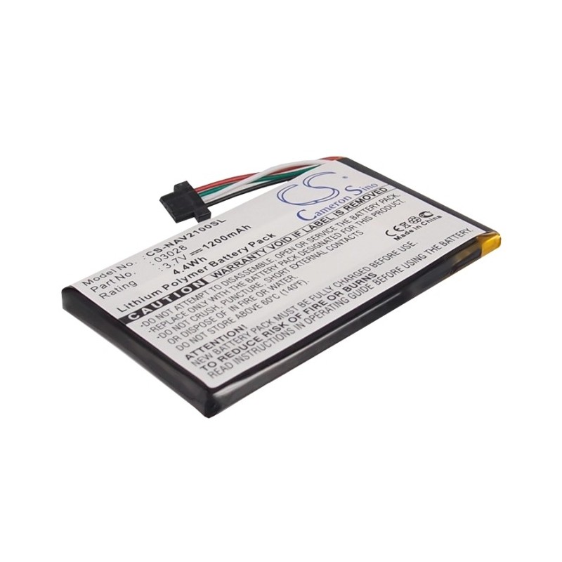 Batterie pour Navigon 2310 (1200 mAh/4.44 Wh, 3.7 V)