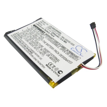 Batterie pour Navigon 40 Plus (1200 mAh/4.44 Wh, 3.7 V)