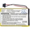 Batterie pour Navigon 70 Plus (1200 mAh/4.44 Wh, 3.7 V)