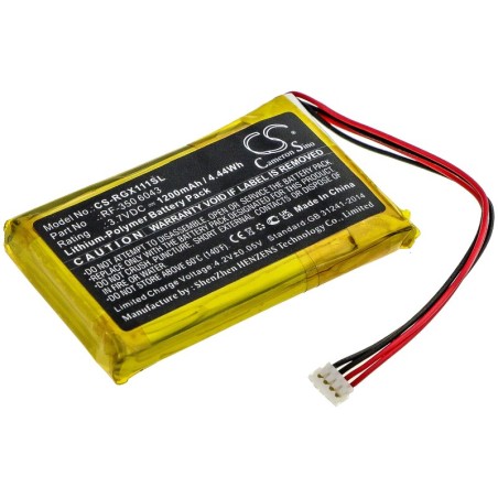 Batterie pour Renkforce GX-111 (1200 mAh/4.44 Wh, 3.7 V)