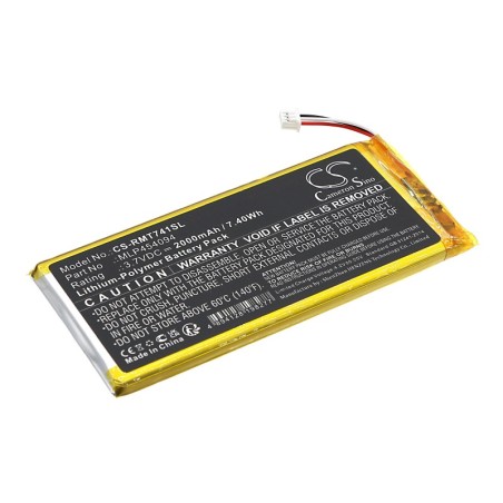 Batterie pour Rand McNally MLP454094 (2000 mAh/7.4 Wh, 3.7 V)