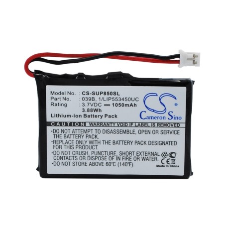 Batterie pour Microtracker GPRS (1050 mAh/3.89 Wh, 3.7 V)