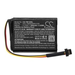Batterie pour TomTom VF2 (950 mAh/3.52 Wh, 3.7 V)
