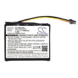 Batterie pour TomTom 4CS03 (1000 mAh/3.7 Wh, 3.7 V)