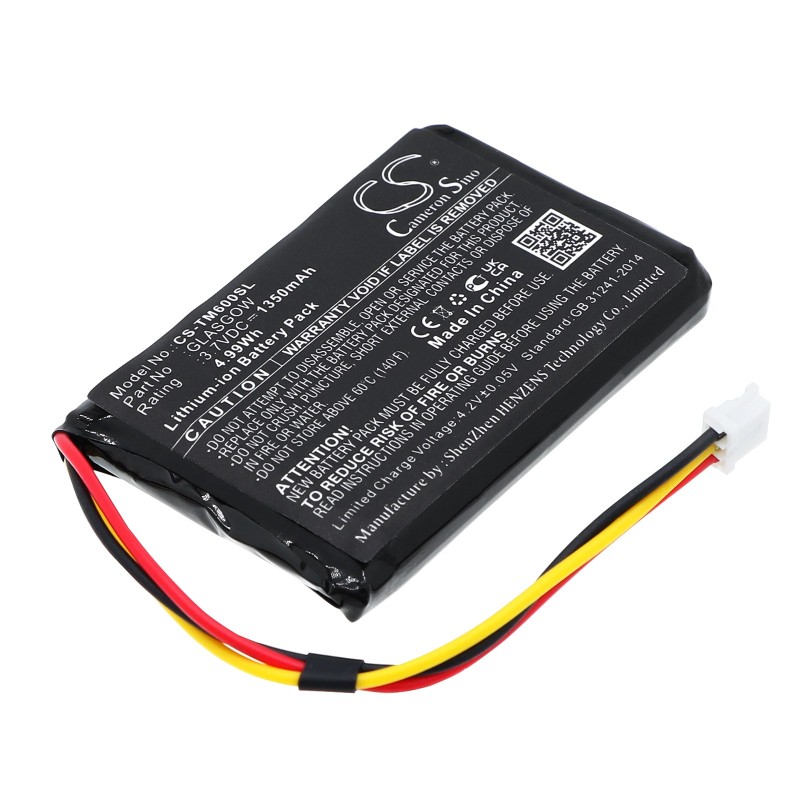 Batterie pour TomTom One V1 (1350 mAh/5 Wh, 3.7 V)