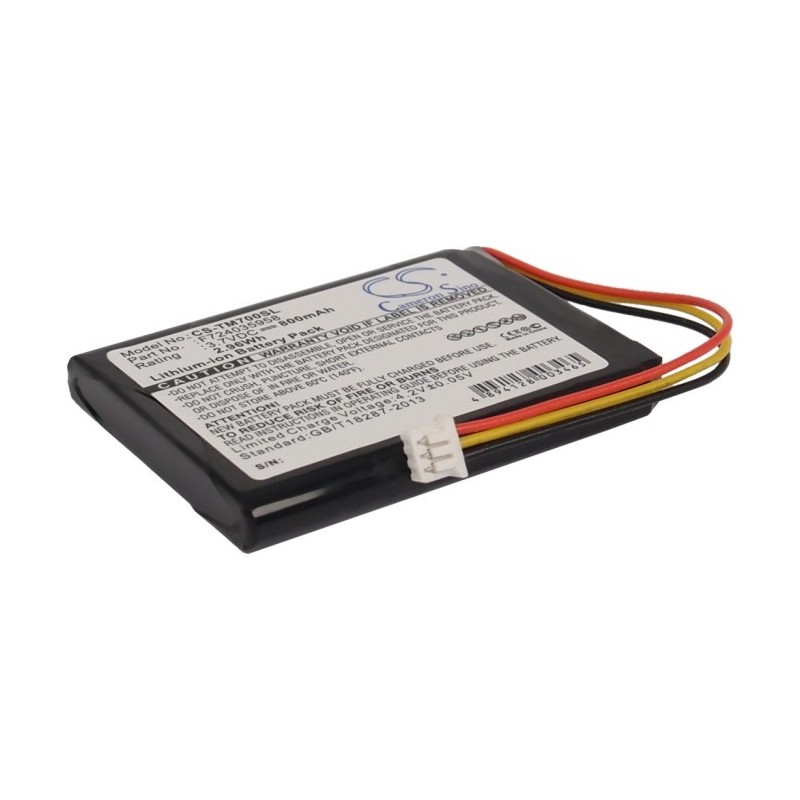 Batterie pour TomTom EDINBURGH (800 mAh/2.96 Wh, 3.7 V)