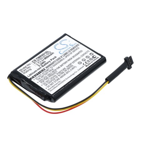 Batterie pour TomTom Route XL (900 mAh/3.33 Wh, 3.7 V)