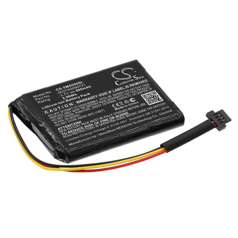 Batterie pour TomTom Start 50M (800 mAh/2.96 Wh, 3.7 V)