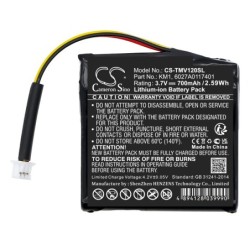 Batterie pour TomTom 4EH44 (700 mAh/2.59 Wh, 3.7 V)