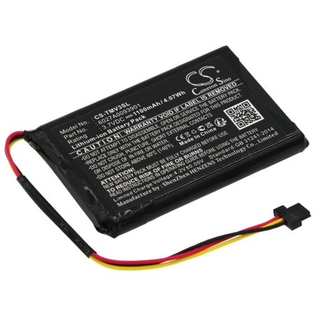 Batterie pour TomTom 4EM0.001.01 (1100 mAh/4.07 Wh, 3.7 V)