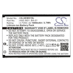 Batterie pour Adaptec BT77 (1000 mAh/3.7 Wh, 3.7 V)