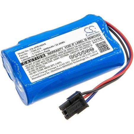 Batterie pour Wolf Garten Power 80 plus (7085880 Series A 2007) (6000 mAh/22.2 Wh, 3.7 V)