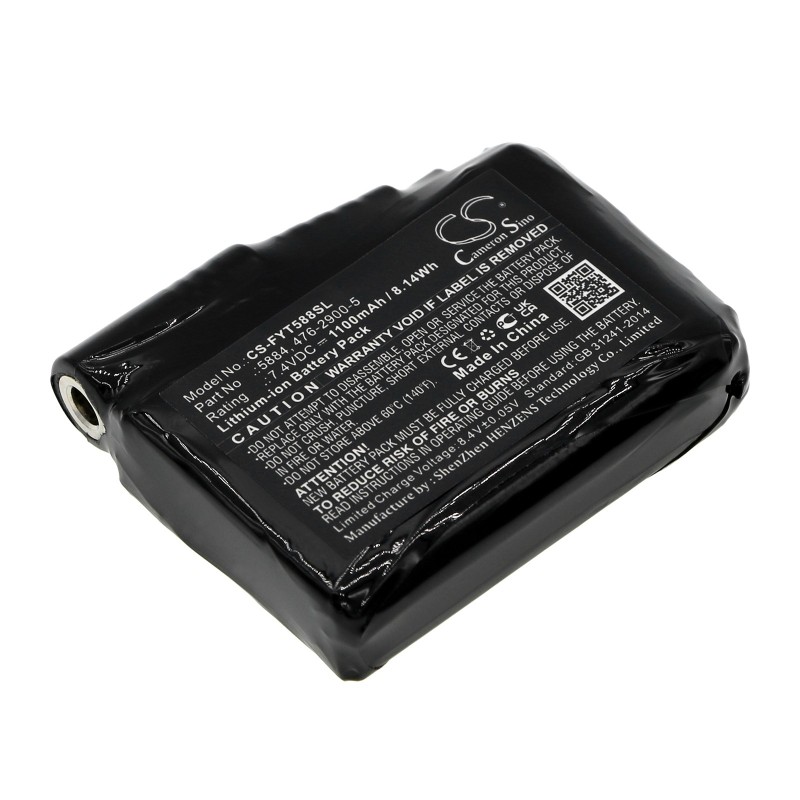 Batterie pour Fly Racing Title Heated Glove (1100 mAh/8.14 Wh, 7.4 V)