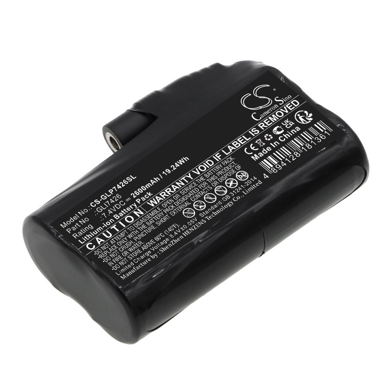 Batterie pour Glovii GLI7426 (2600 mAh/19.24 Wh, 7.4 V)