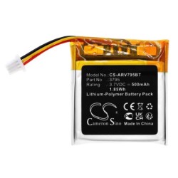 Batterie pour Alarm.com ADC-VDB770-S (500 mAh/1.85 Wh, 3.7 V)