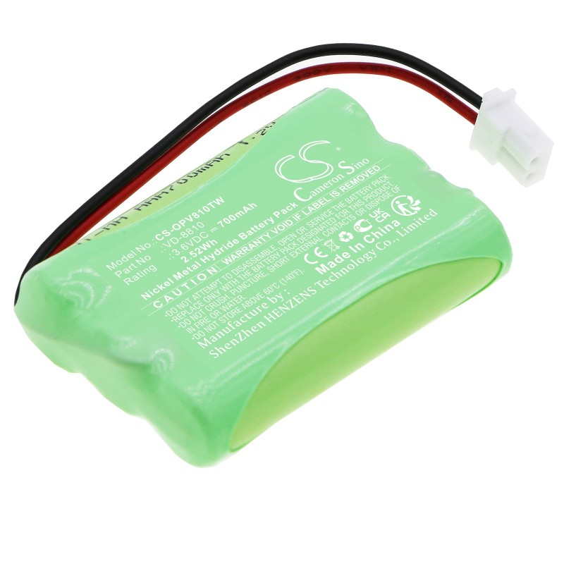 Batterie pour Optex iVision-L (700 mAh/2.52 Wh, 3.6 V)