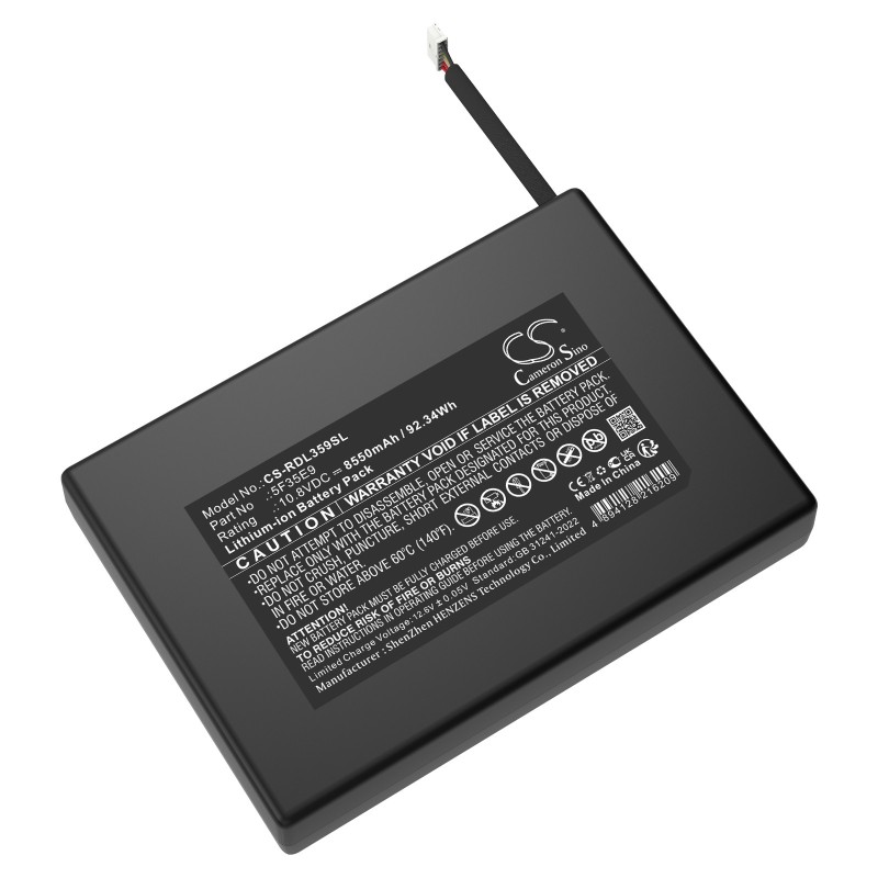 Batterie pour Ring 5F35E9 (8550 mAh/92.34 Wh, 10.8 V)
