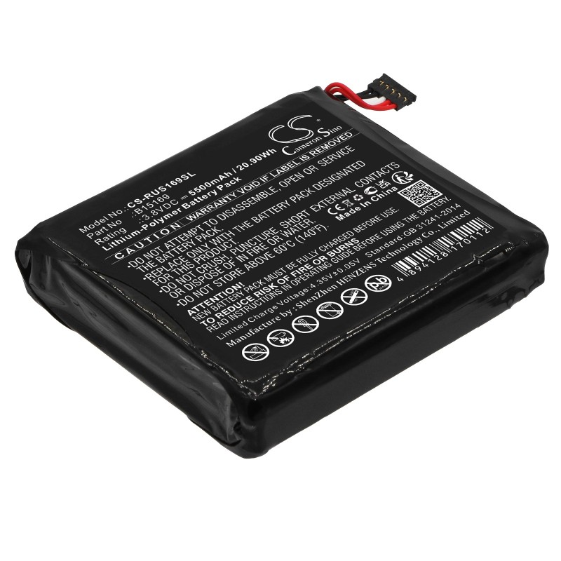 Batterie pour Ring B15169 (5500 mAh/20.9 Wh, 3.8 V)