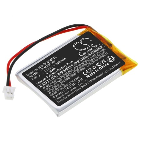 Batterie pour SkyBell Trim Plus (320 mAh/1.18 Wh, 3.7 V)