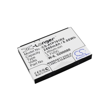 Batterie pour AT&T W-6 (2400 mAh/8.88 Wh, 3.7 V)