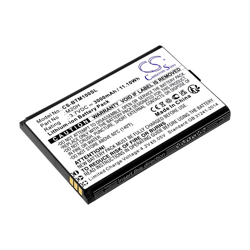 Batterie pour Benteng M20H (3000 mAh/11.1 Wh, 3.7 V)
