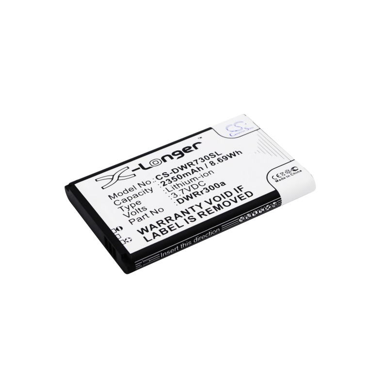 Batterie pour D-Link DWR-730 B2 (2350 mAh/8.7 Wh, 3.7 V)