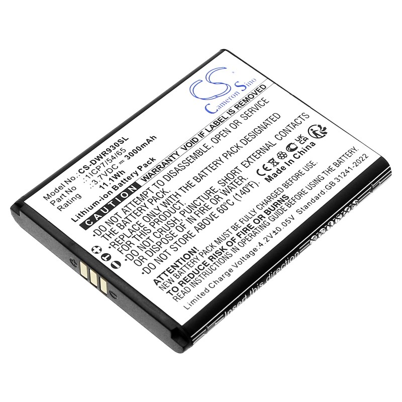 Batterie pour D-Link DWR-930M (3000 mAh/11.1 Wh, 3.7 V)