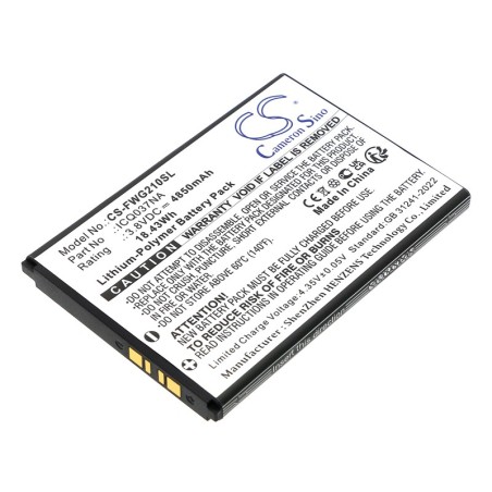 Batterie pour Franklin A50 (4850 mAh/18.43 Wh, 3.8 V)
