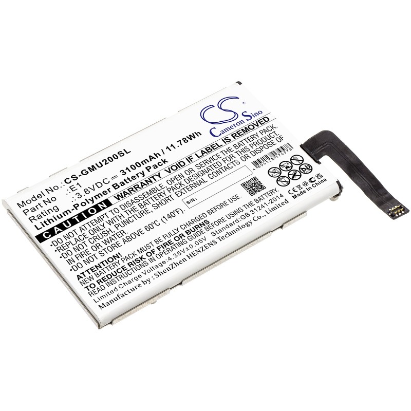 Batterie pour GlocalMe E1 (3100 mAh/11.78 Wh, 3.8 V)