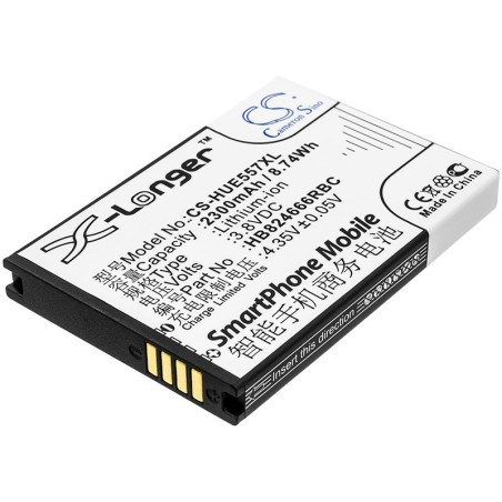 Batterie pour Huawei E5577 ebs-937 (2300 mAh/8.74 Wh, 3.8 V)