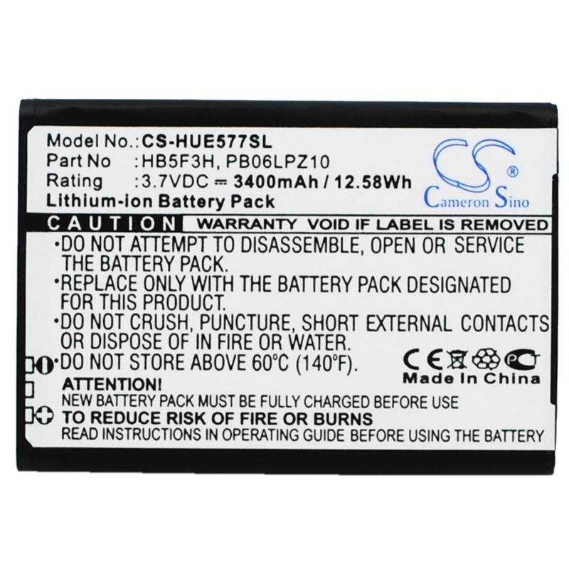 Batterie pour Huawei E5775 (3400 mAh/12.58 Wh, 3.7 V)