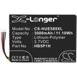 Batterie pour Optus E589 (3000 mAh/11.1 Wh, 3.7 V)