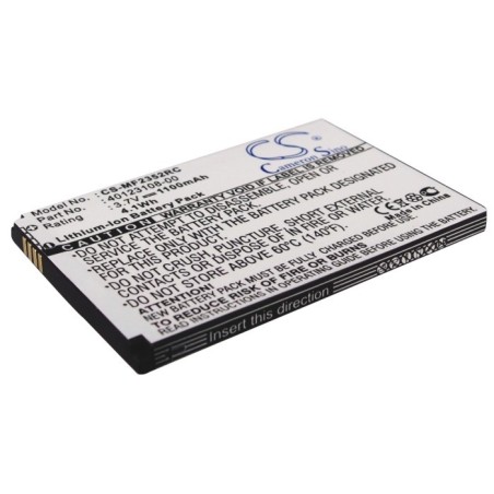 Batterie pour Novatel Wireless MiFi 2372 (1100 mAh/4.07 Wh, 3.7 V)