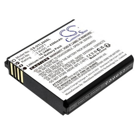 Batterie pour Alcatel Linkzone 2 (4300 mAh/16.34 Wh, 3.8 V)