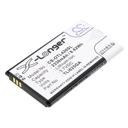 Batterie pour Alcatel Link Zone (2330 mAh/8.62 Wh, 3.7 V)