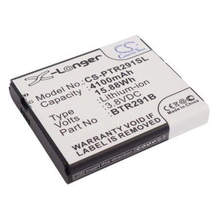 Batterie pour Pantech BTR291B (4100 mAh/15.58 Wh, 3.8 V)