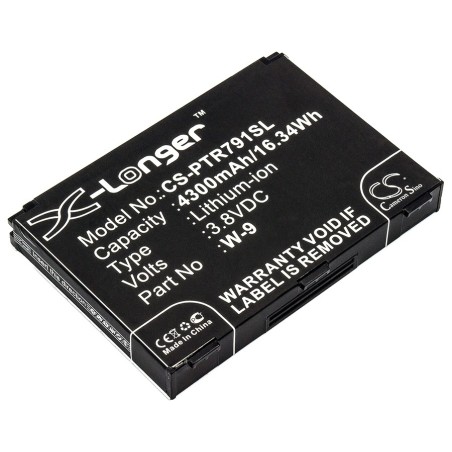 Batterie pour AT&T W-9 (4300 mAh/16.34 Wh, 3.8 V)