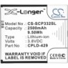 Batterie pour Coolpad CP332A (2500 mAh/9.5 Wh, 3.8 V)