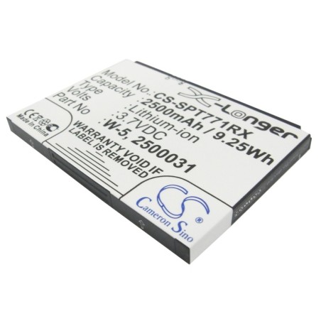 Batterie pour AT&T W-5 (2500 mAh/9.25 Wh, 3.7 V)