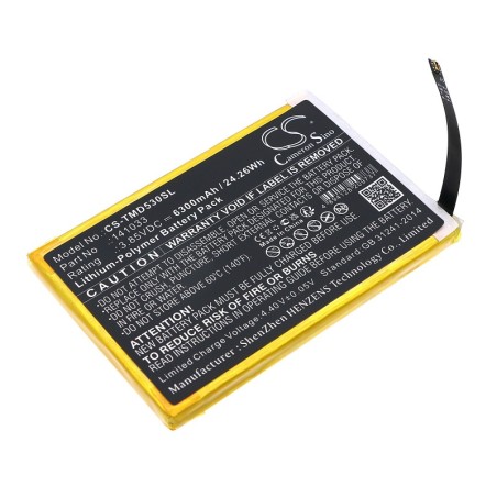 Batterie pour T-Mobile D53 (6300 mAh/24.26 Wh, 3.85 V)
