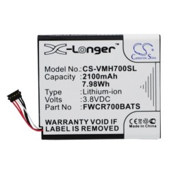 Batterie pour Verizon MHS815L (2100 mAh/7.98 Wh, 3.8 V)