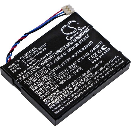Batterie pour ZTE Li3702T42P3h292833 (170 mAh/0.63 Wh, 3.7 V)