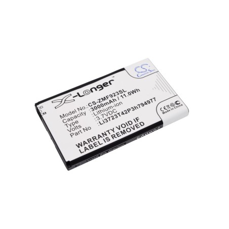 Batterie pour ZTE VELOCITY (3000 mAh/11.1 Wh, 3.7 V)