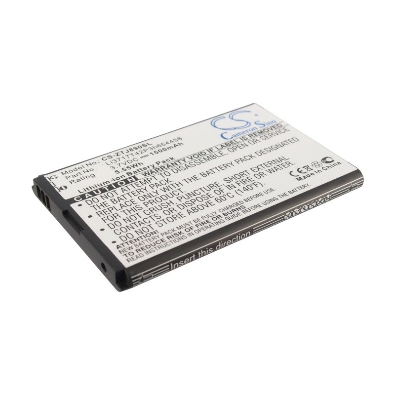 Batterie pour ZTE Authentic (1500 mAh/5.55 Wh, 3.7 V)