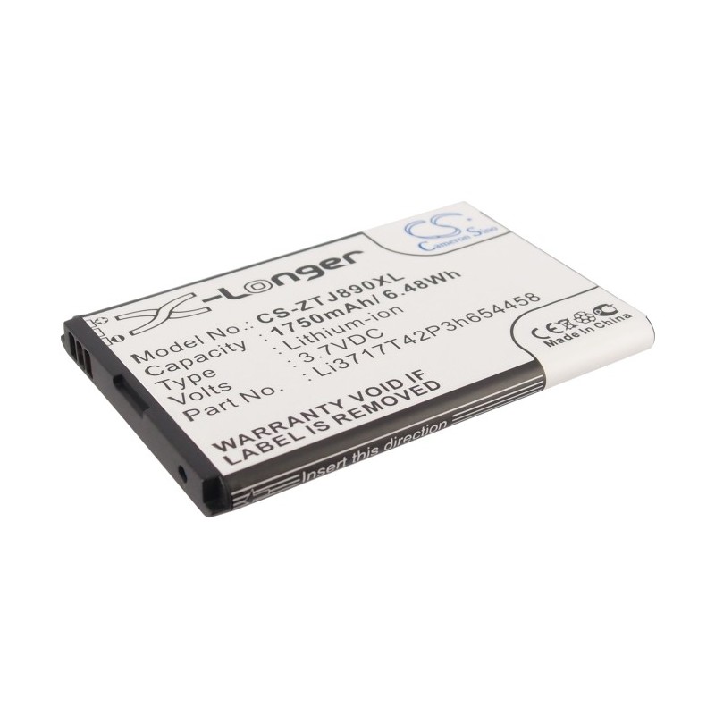 Batterie pour ZTE Authentic (1750 mAh/6.48 Wh, 3.7 V)