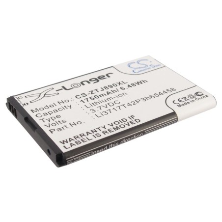 Batterie pour ZTE Authentic (1750 mAh/6.48 Wh, 3.7 V)