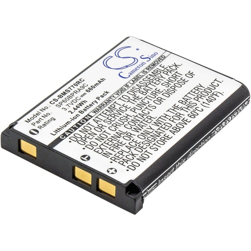 Batterie pour Sony Bluetooth Laser Mouse (660 mAh/2.44 Wh, 3.7 V)