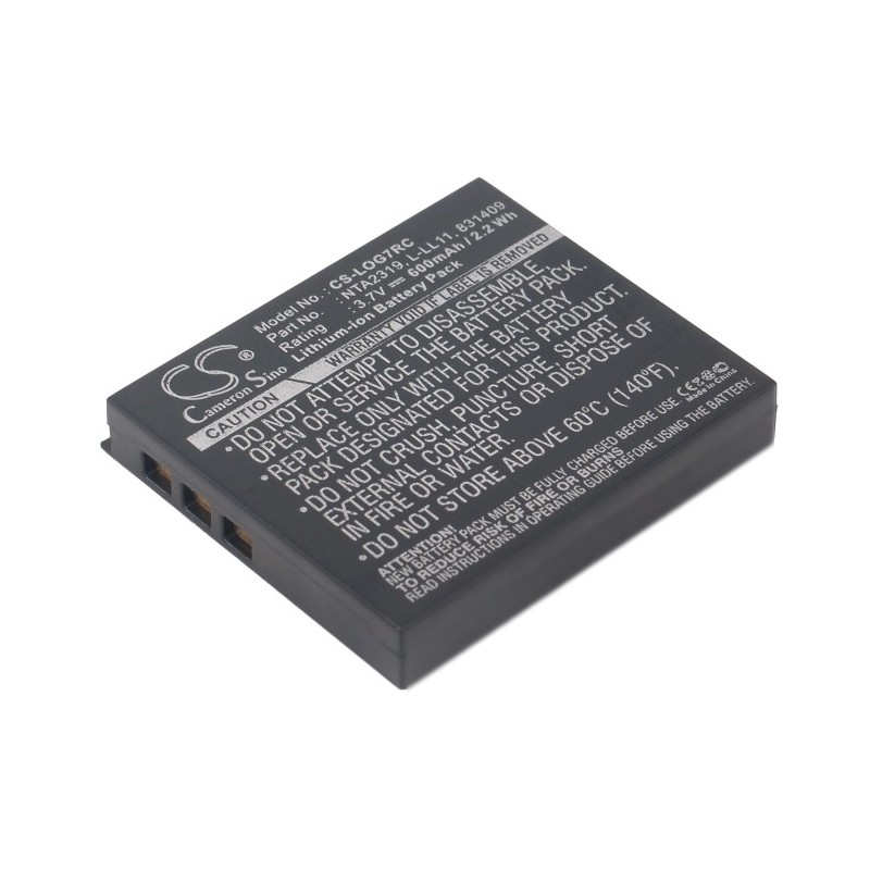 Batterie pour Logitech MX Air (600 mAh/2.22 Wh, 3.7 V)